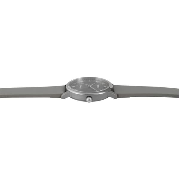 Ur - JUST - Della - Titanium hus 34 mm - Grå læderrem 16 mm - Vandtæthed 5 ATM Grå