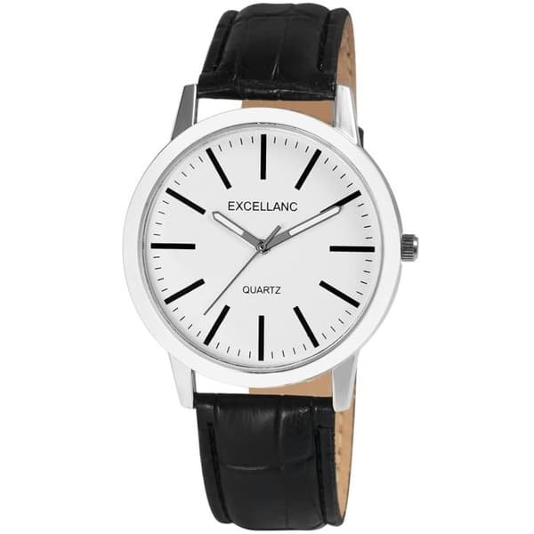 Ur - EXCELLANC - Excellanc - Sort - Kvarts - Kasse 40 mm Svart