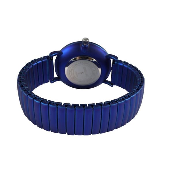 Ur - EXCELLANC - Excellanc Kvinde Blå Metal Slank - Kasse 36 mm - Blå elastisk rem - Quartz PC21 Blå