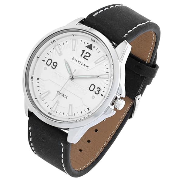 Klocka - Excellanc - Kvarts - Analog - Armband i konstläder