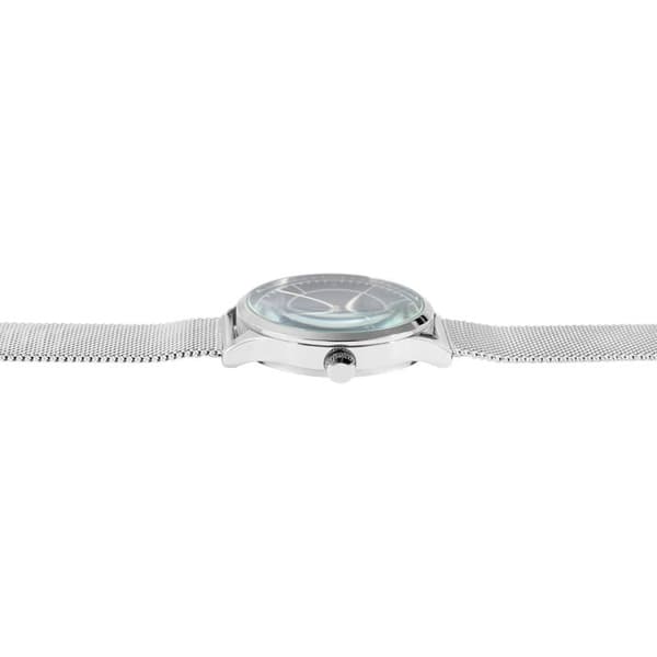 Herreur - Pige - Rustfrit stål mesh - Blå urskive - 42 mm Silver