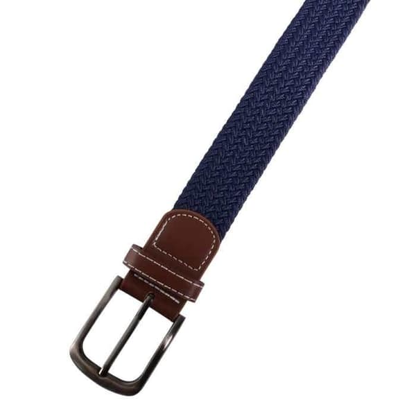 Bælte - Polyester - Brun - 120 cm - Spænde med nål brun 120 cm