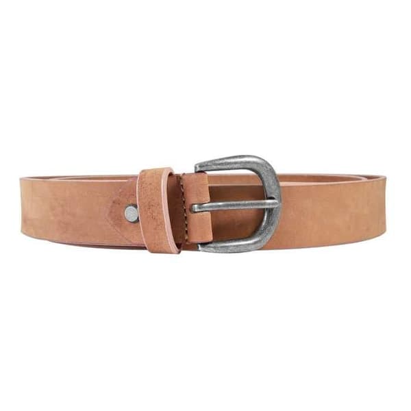 Bälte - LEONARDO VERRELLI - LV0139 - Äkta läder - Rosa - Bredd 3,4 cm Ros 115 cm