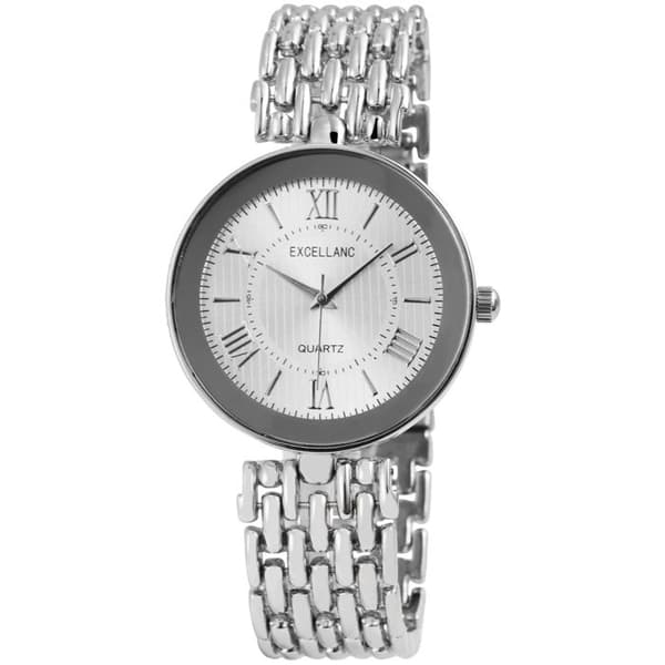 Armbandsur - EXCELLANC - EX0489 - Silver - Kapsel 38 mm - Quartz PC21 Silver