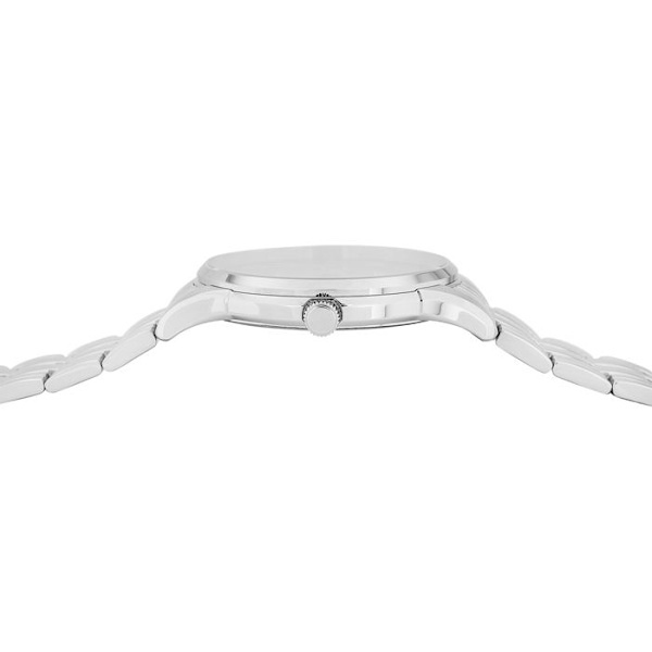 Ur - Yorrick - Rustfrit stål - Sort urskive - Safirglas Silver