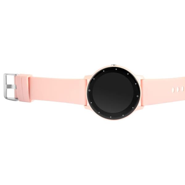 Smartklocka - TIMETECH - Normal - Rosa - Silikonarmband 22 mm - Stänksäker Ros