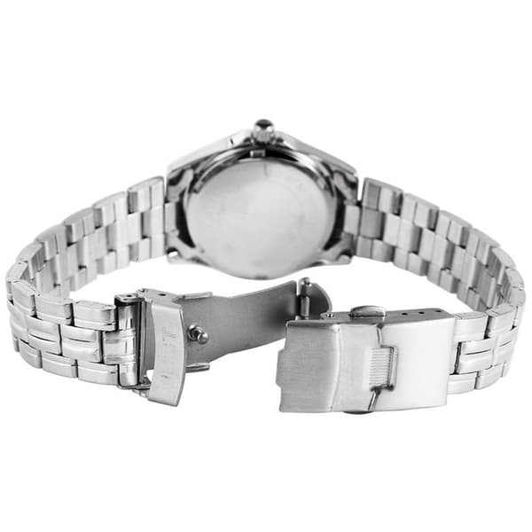 Dameur - JUST - Esrah - Rustfrit stål - Sort urskive 30 mm - Vandtæthed 10 ATM Silver