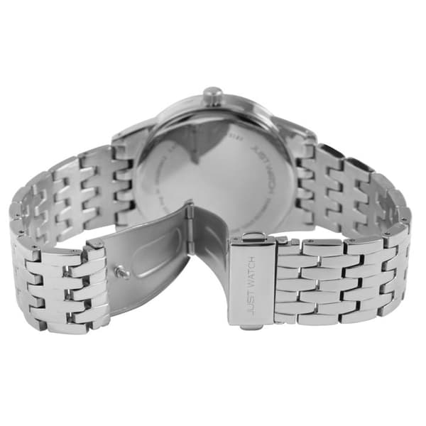 Ur - Kasse - Rustfrit stål - Brun urskive - Quartz Miyota 2035 Silver