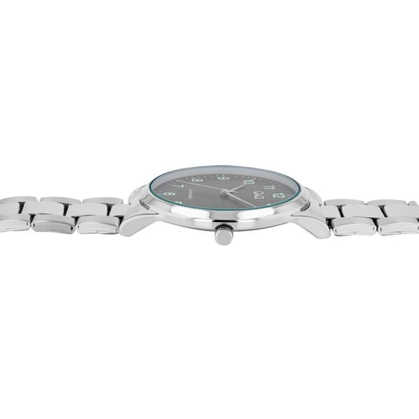 Ur - Q&Q - Q&Q Mand - 40 mm - Rustfrit stål sølv - Kvartsur Silver