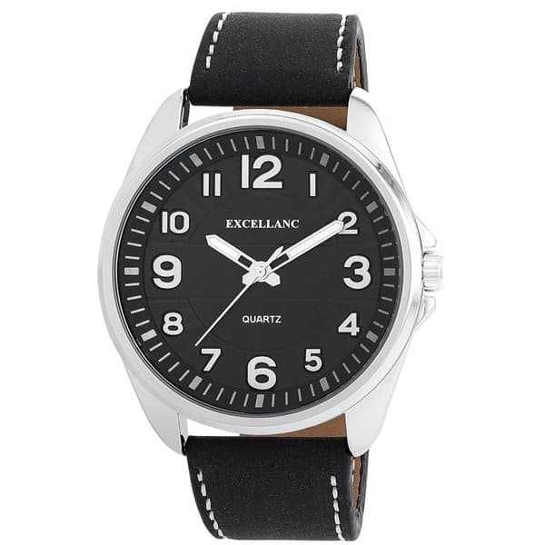 Klocka - Excellanc - Armband i konstläder - Kvarts - Analog