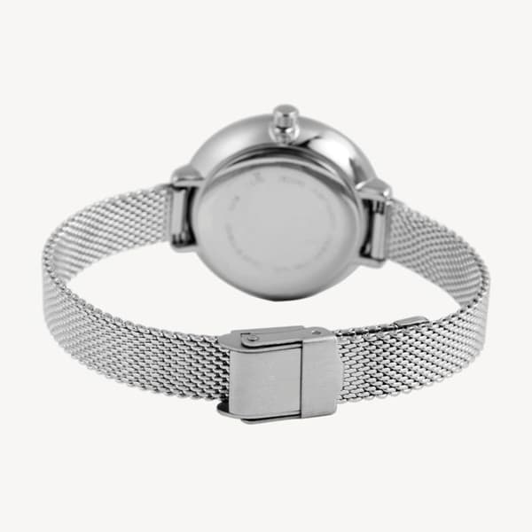 Dameur - Ashley - Sølv - Urkasse 32 mm - Milanese stålrem Silver