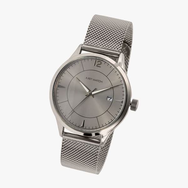 Ur - Phille - Antracit rustfrit stål - Kasse 42 mm - Milanese mesh rem Grå