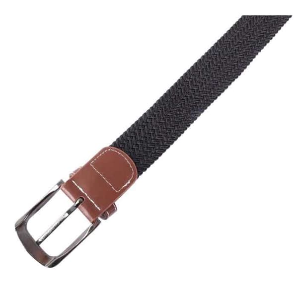 Unisex bælte - XL 120 cm - Sort - Polyester - Bredde 3,2 cm Svart 120 cm