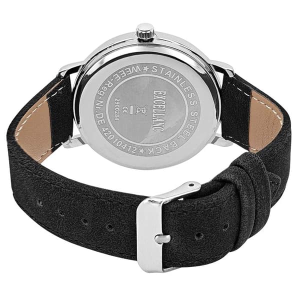Klocka - Excellanc - Armband i konstläder - Kvartsrörelse - Analog visning