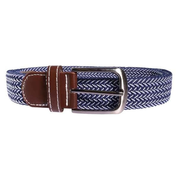 Vyö - Tyylikäs kudottu - Polyesteri - 100 cm (P) - 3,2 cm leveys Blå 110 cm