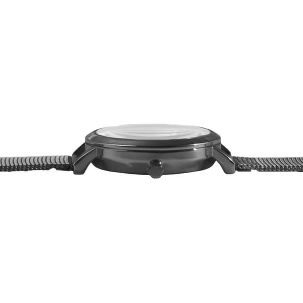 Ur - EXCELLANC - EX0547 - Sort - Mesh armbånd i rustfrit stål - Kasse 32 mm Svart