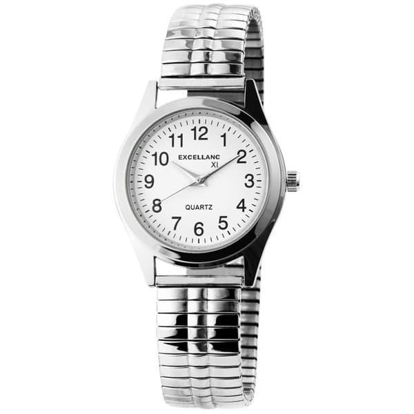 Klocka - EXCELLANC - Excellanc - Boett 36 mm - Utvidbart rostfritt stål - Kvartsrörelse Silver