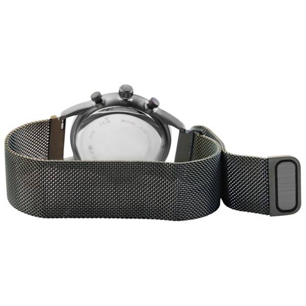 Ur - Just Watch - 41 mm - Grå kasse - Grøn mesh rem Grå
