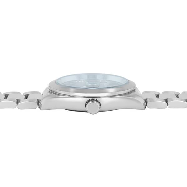 Klocka - Mattor - Man - Silverfärgad rostfritt stål - Blå urtavla 41 mm Silver