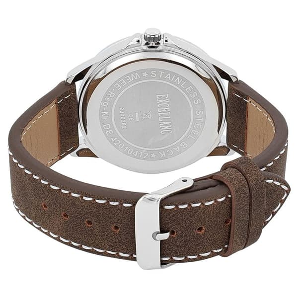 Ur - Excellanc - Armbånd i kunstlæder - Kvartsurværk - Analog visning