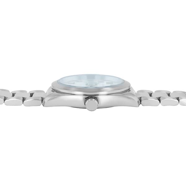 Ur - Rem - Sølv rustfrit stål - Kasse 41 mm - Vandtæthed 5 ATM Silver