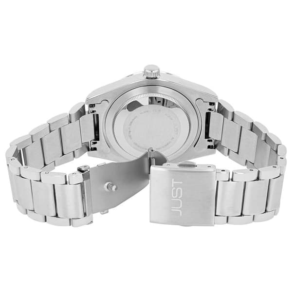 Ur - Mailo - Rustfrit stål 41 mm - Rød urskive - Vandtæt 10 ATM Silver