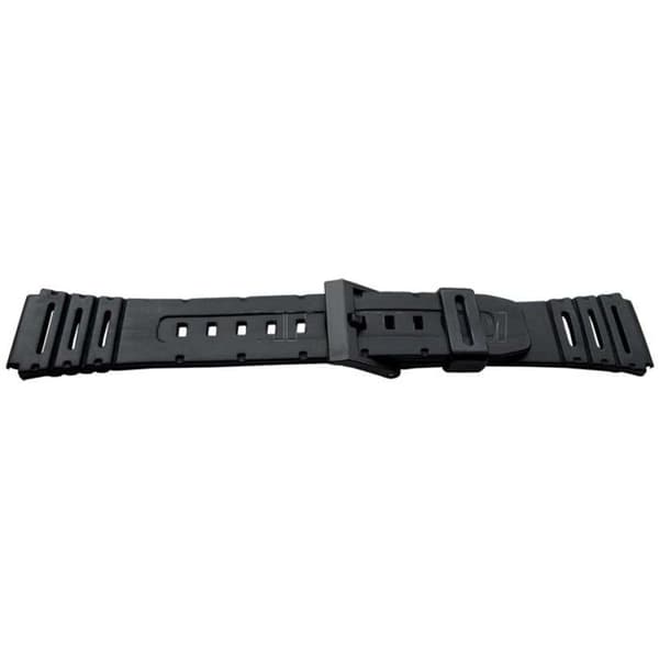 Urrem - MY-MONTRE - 20 mm - Sort - Polyurethan - Kompatibel med Casio (259F1, FT100, CA61) Svart