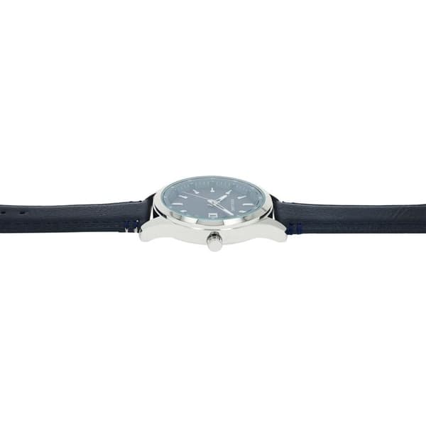 Ur - EXCELLANC - SL28 - Blå urskive - 44 mm kasse - 22 mm kunstlæderrem Blå