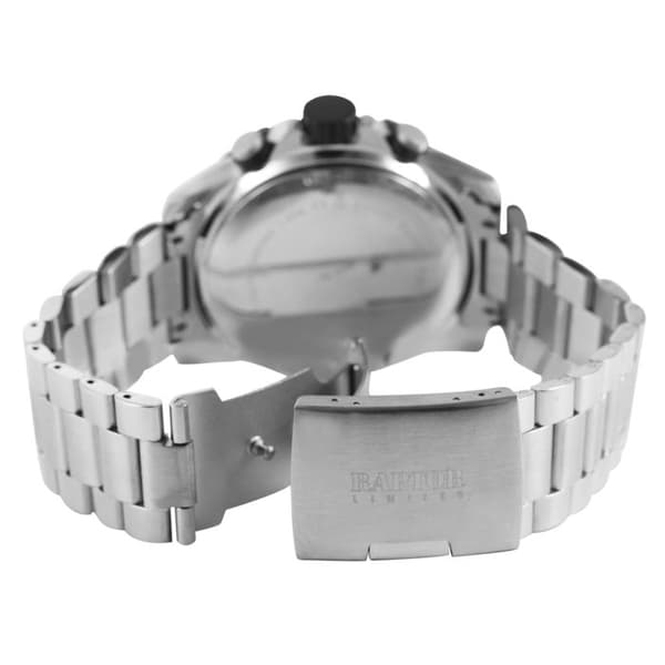 Kello - RAPTOR - Kifah - Kromografi - Kotelo 47 mm - Teräshihna 24 mm Silver