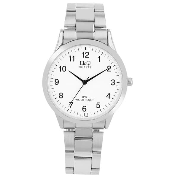 Ur - Q&Q - Q&Q - 40 mm - Rustfrit stål - Mineralglas Silver