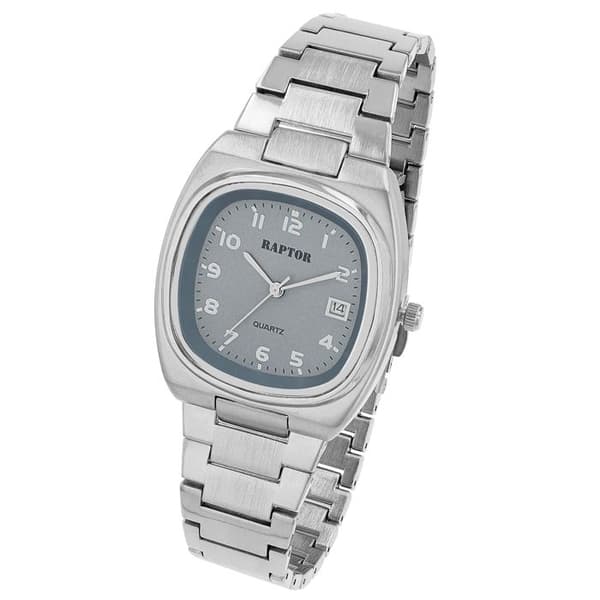 Dameur - Lina Mae - Rektangulær - Sølvfarvet rustfrit stål - Urkasse 41 mm Silver