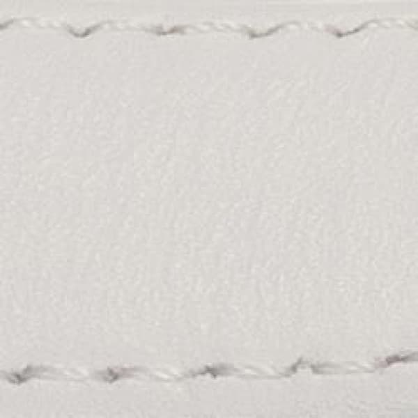 Armbåndsur læder glat hvid 13mm Vit
