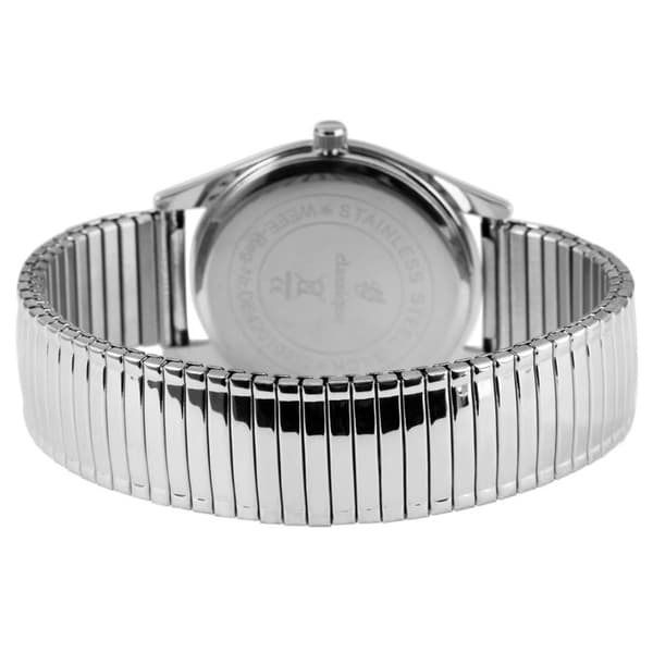 Armbåndsur - KLASSISK - CL0001 - Rustfrit stål - Sort urskive - Kvartsur Silver