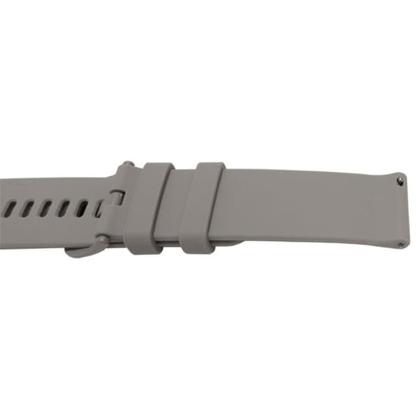 Urrem - MY-MONTRE - 22 mm - Grå - Silikone - Metalspænde Grå