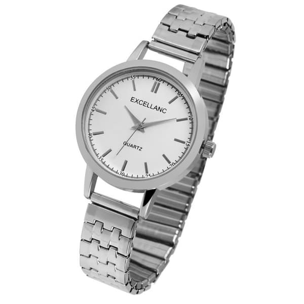Ur - EXCELLANC - Nayla - Sølvfarvet rustfrit stål - Kasse 35 mm - Quartz bevægelse PC21 Silver