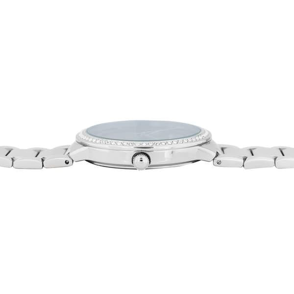 Dameur - Airi - 40 mm - Rustfrit stål - Bordeaux urskive Silver