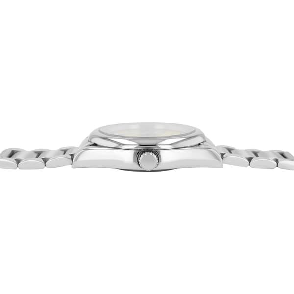 Ur - Mailo - Rustfrit stål 41 mm - Gul urskive - Vandtæt 10 ATM Silver