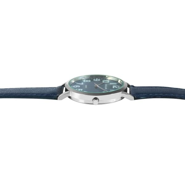 Ur - EXCELLANC - Excellanc - 39 mm - Blå urskive - Blå kunstlæderrem Blå