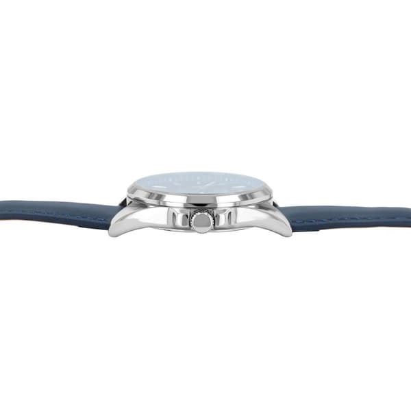 Ur - Jona - Blå urskive - Blå læderrem - 42 mm Blå