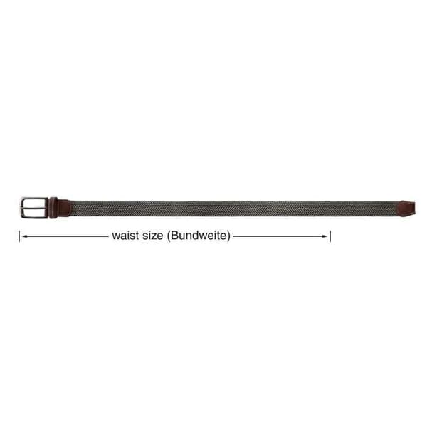 Tekstilbælte - Model M - 110 cm - Multifarvet - Polyester og kunstlæder Flerfärgad 110 cm