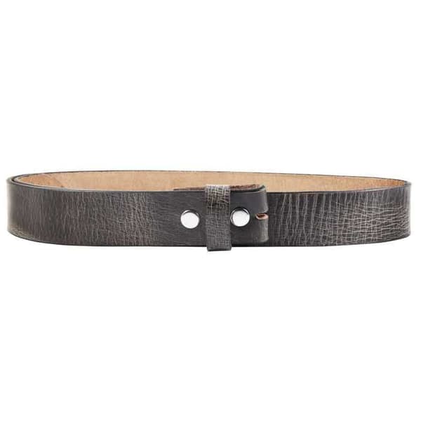 Vyö - LEONARDO VERRELLI - LV0049 - Harmaa - Aito nahka - 110 cm Grå 110 cm
