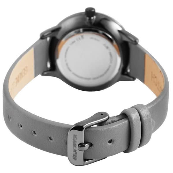 Kello - Harriet - Naisille - Antrasiitti 33 mm - Harmaa nahkaremmi Grå