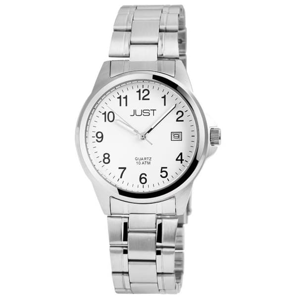 Herreur - JUST - Baroon - Rustfrit stål sølv - 38 mm - Vandtæt 10 ATM Silver