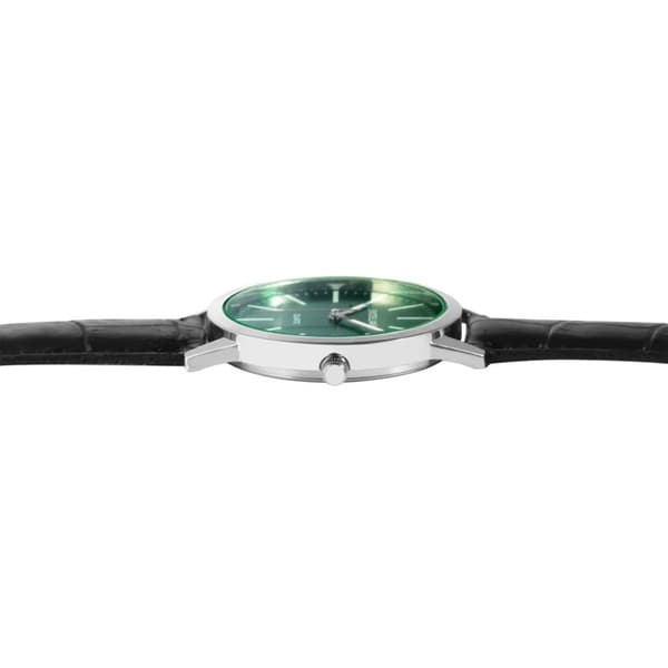 Armbåndsur - EXCELLANC - Excellanc - Sort - Grøn urskive - 40 mm kasse Svart