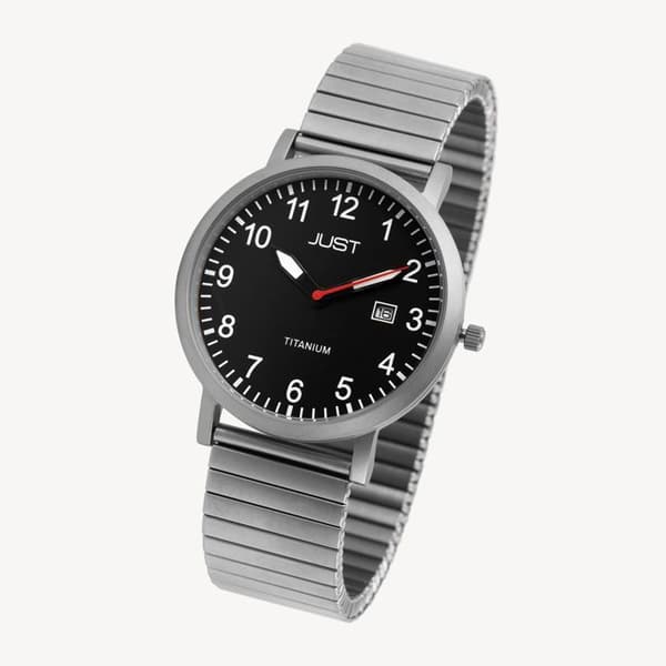 Ur - JUST - Luke - Titan - 40 mm - Vandtæthed 5 ATM Silver
