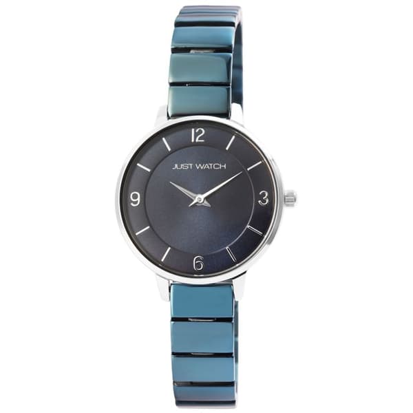 Dameur - Riana - Rustfrit stål - Mørkeblå urskive - Kasse 32 mm Silver