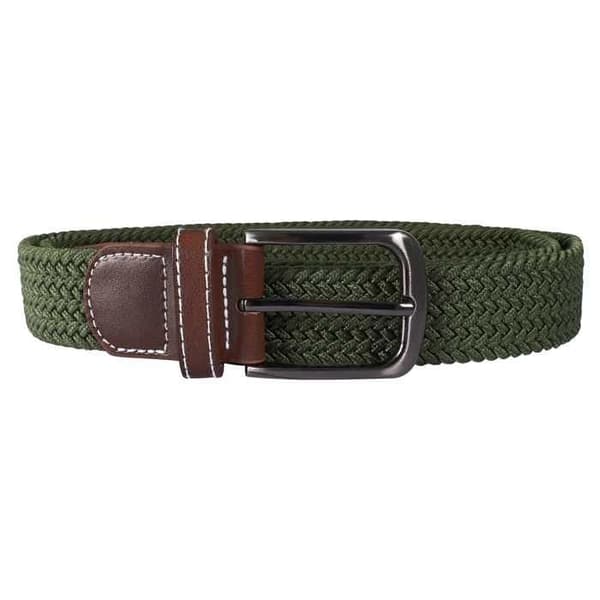 Bælte - Polyester Grøn XL - Spænde - Længde 120 cm - Bredde 3,2 cm Grön 120 cm