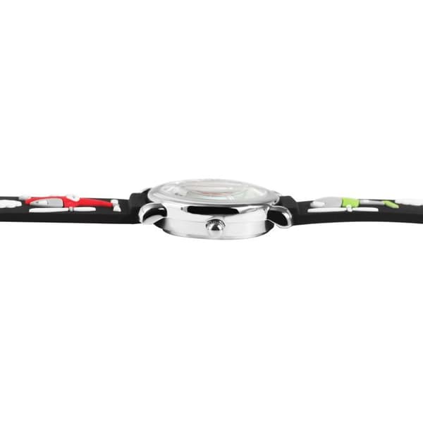 Ur - EXCELLANC - EX0275 - Sølv - Sort silikonearmbånd 14 mm - Kasse 27 mm Silver