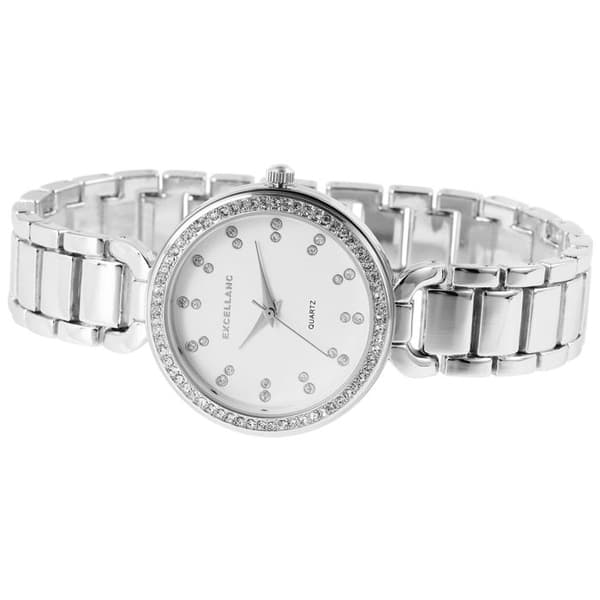 Armbandsur - EXCELLANC - EX0216 - Silverfärgad - Quartz PC21 - Kapsel 35 mm Silver