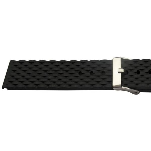 Urrem - MY-MONTRE - 20mm - Polyurethan - Sort - Længde 215mm Svart